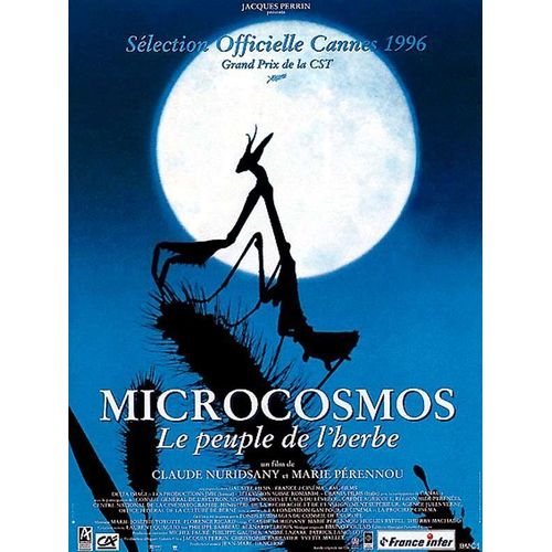 Microcosmos : Le Peuple De L'herbe - Affiche Originale De Cinéma - Format 40x60 Cm - Un Film De Claude Nuridsany, Marie Pérennou Avec Les Voix De Jacques Perrin, Kristin Scott Thomas - Année 1996