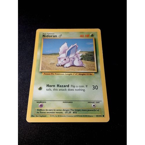 Nidoran ( Nidoran ) 55/102 Set De Base Eng