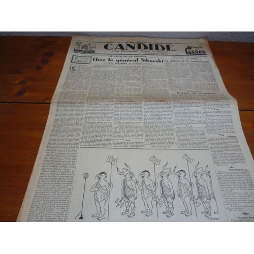 Candide  N° 838 Du 3 Avil 1940
