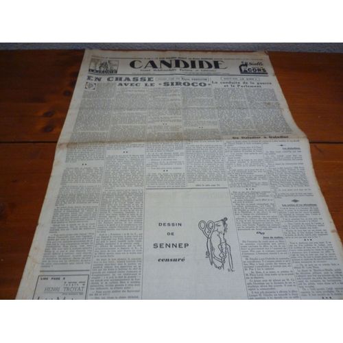   Candide  N° 836  Du 20 Mars 1940