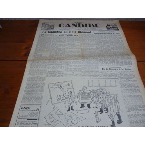 Candide  N° 832  Du 21 Février 1940