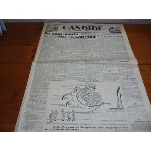 Candide  N° 825  Du 3 Janvier 1940