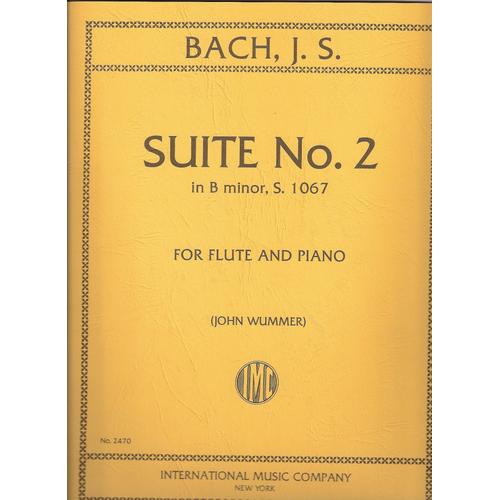 Suite N°2 In B Minor, S. 1067 For Flute And Piano