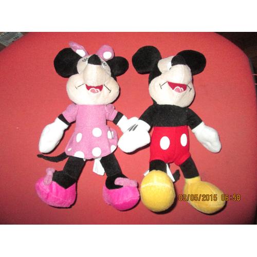 Doudou Mickey Et  Minnie  Sega  Disney 25 Cm