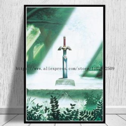 Affiche en toile couverture classique Zelda Espada p,mpression murale Poster pour salon chambre ¿¿ coucher d¿¿cor sans cadre(50*70cm)