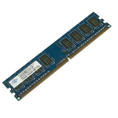 Ram Barrette Mémoire NANYA 1GB DDR2 PC2-6400U NT1GT64U88D0BY-AD Pc Bureau