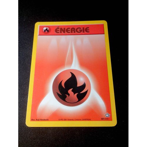 Carte Energie Feu 107/111 Set Neo Genesis Fr