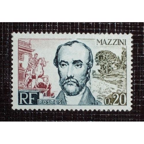 France N° 1384 Neuf Sans Charnière De 1963 - 20c « F. Mazzini, Homme DEtat Italien »
