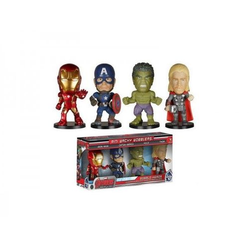 Figurine Marvel Avengers Age Of Ultron - Pack 4 Mini Bobblehead 7cm