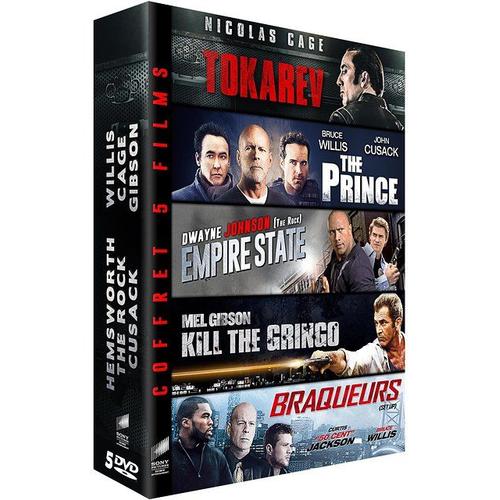 Coffret 5 Films : Tokarev + The Prince + Empire State + Kill The Gringo + Braqueurs - Pack