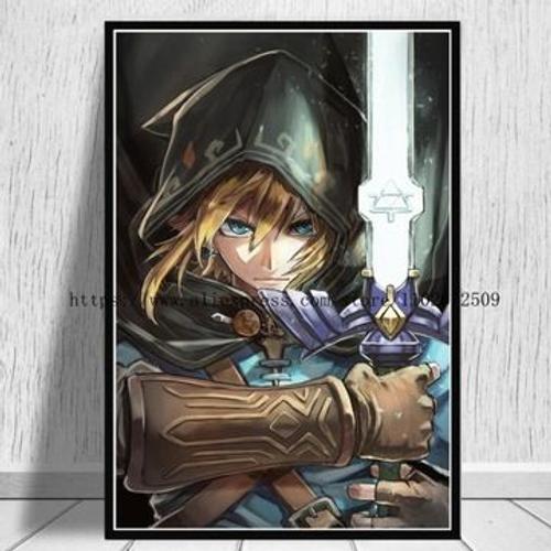 Affiche en toile couverture classique Zelda Espada p,mpression murale Poster pour salon chambre ¿¿ coucher d¿¿cor sans cadre(50*70cm)