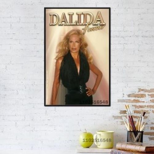 Dalida Affiche Peinture Art Mural,mpression murale Poster pour salon chambre ¿¿ coucher d¿¿cor sans cadre(50*70cm)