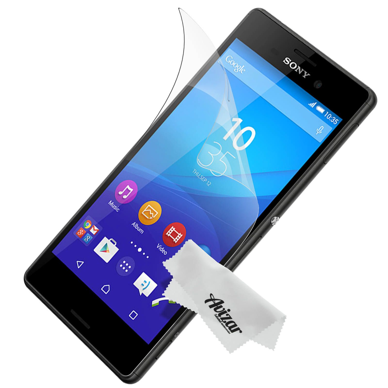 Film Sony Xperia M4 Aqua Protection Ecran - Transparent + Chiffonnette Avizar