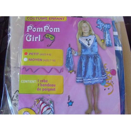 Costume Pompom Girl 4/6 Ans