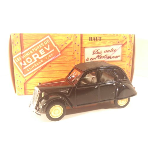 Voiture Miniature De La 2cv Forme Traction De Marque Norev Avec La Boite-Norev