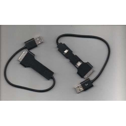 Câble 3 En 1 Chargeur Adaptateur Dock Samsung Tab Micro Usb Mini Usb