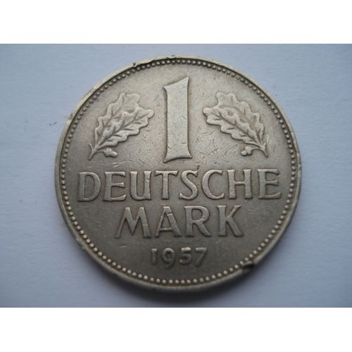 1 Deutsche Mark Allemagne 1957 D