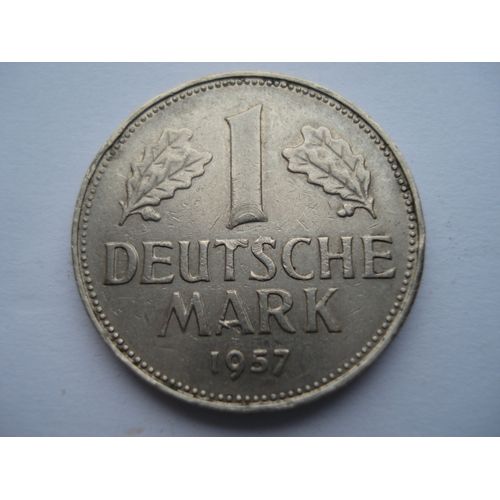 1 Deutsche Mark Allemagne 1957 J