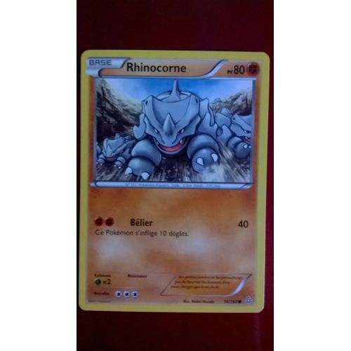 Carte Rhinocorne 80pv