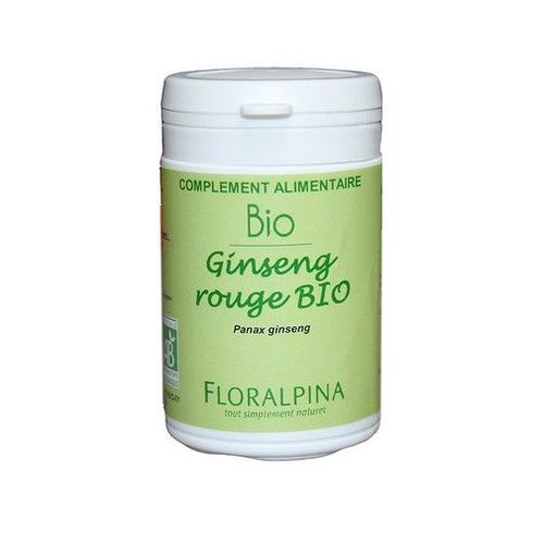 Ginseng Rouge Bio 60 Gélules - Stimulant Physique Et Cérébral 