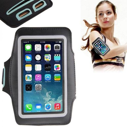 Brassard Smartphone Sport Universel Tour De Bras Étanche Noir