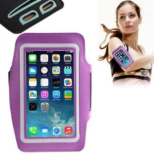 Brassard Protection Universel Smartphone Course À Pied Jogging Sport Violet - Yonis