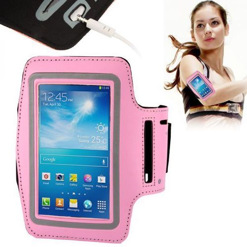 Brassard Smartphone Sport Universel Tour De Bras Étanche Rose