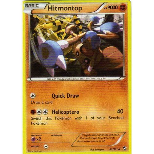 Carte Pokemon Hitmontop 49/111 Xy Furious Fists Poings Furieux Version Anglaise