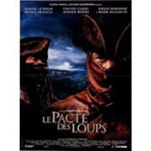 Le Pacte Des Loups - Samuel Le Bihan - Vincent Cassel - Monica Bellucci - Christophe Gans - Affiche De Cinéma Pliée 60x40 Cm