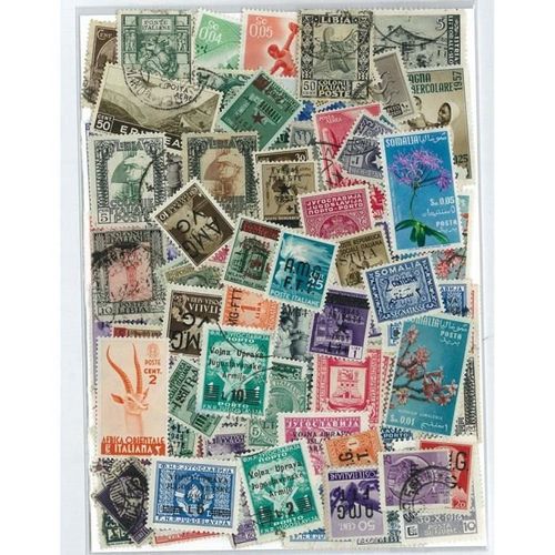 Italie Colonies 100 Timbres Differents