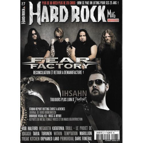 Hard Rock Mag  N° 27 : Fear Factory - Février/Mars 2010