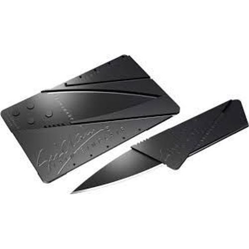 Couteau Carte De Credit De Self Defense / Survie / Poche / Rare / Collection / Suisse