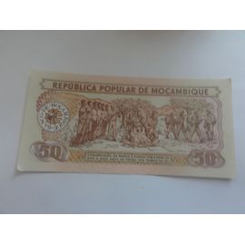 Billet 50 Meticais République Populaire Du Mozambique 1986