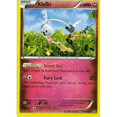 Carte Pokemon Klefki 73/111 Xy Furious Fists Poings Furieux Version Anglaise