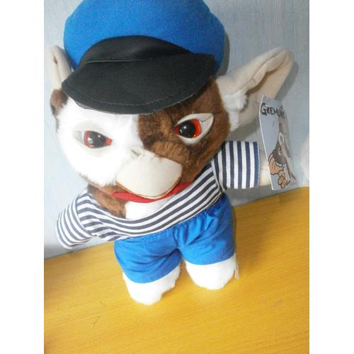 Gremlins Doudou Peluche Marin Collection Doll Gizmo Guizmo Marron Blanc Bleu Marine Casquette 30 Cm