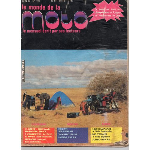 Le Monde De La Moto - Motos Sides Tourisme 102 