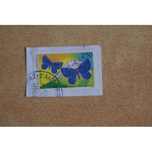 Timbre Oblitéré Sur Coin D'enveloppe : Andorre, 1993 - 2.50 Fr 