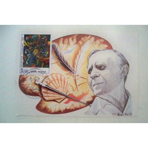 Carte Postale Andre Masson 1984
