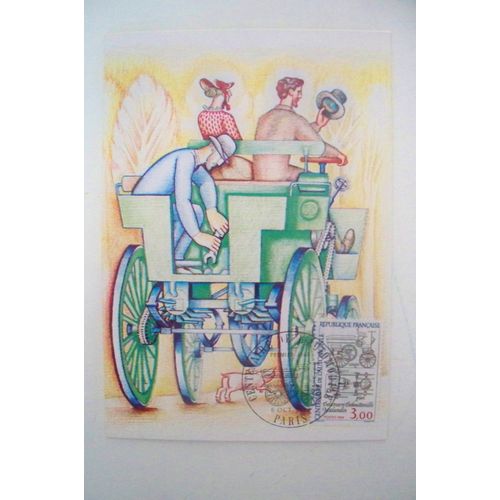 Carte Postale Centenaire De L'automobile 1984