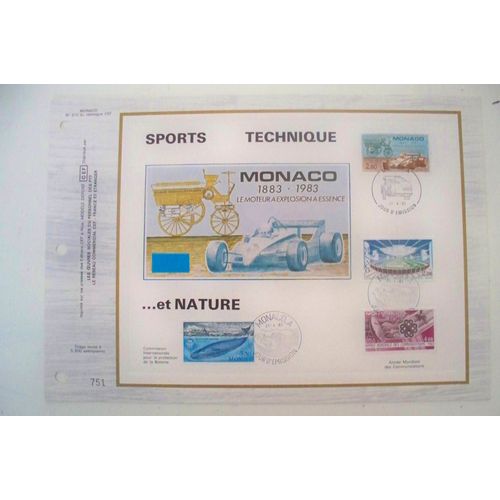Feuillet Artistique Philatelique N° 210 Monaco De 1983