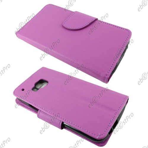 Ebeststar ® Housse Portefeuille Coque Etui Protection Folio Pour Htc One M9, One Hima, Couleur Rose + Film Protection D'écran