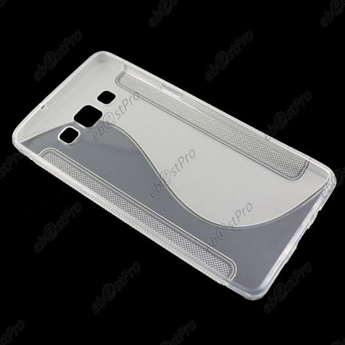 Ebeststar ® Etui Housse Coque S-Line Silicone Protection En Gel Pour Samsung Galaxy A5 Sm-A500f, Couleur Transparent + Film Protection D'écran