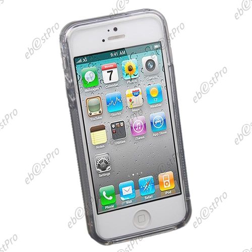 Ebeststar ® Coque Silicone Gel Ultra Fine Housse Etui Souple Pour Apple Iphone 5s, 5, Couleur Transparent + Film Protection D'écran