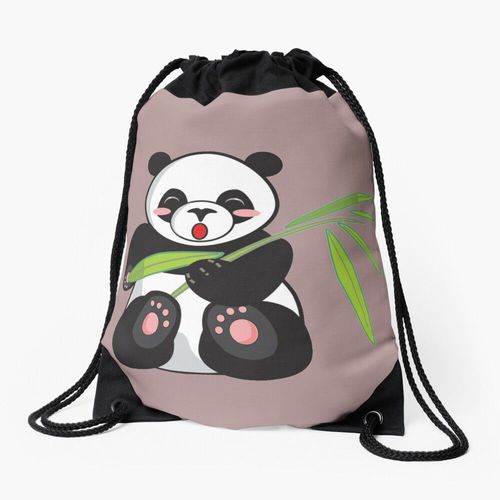 Sac à dos Animal mignon, joli Panda Sac à cordon pour le sport cadeau