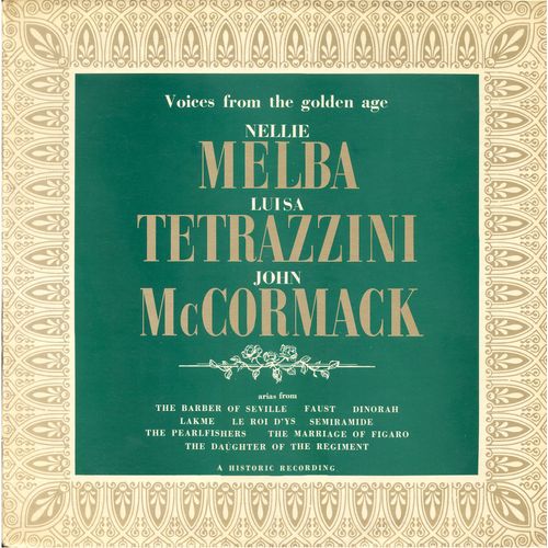 Voix De L'âge D'or ; Airs Du Barbier De Séville, Faust, Dinorah, Lakme, Le Roi D'ys, Semiramis, Les Pêcheurs De Perles, Le Mariage De Figaro, La Fille Du Régiment, Etc. (Saga      Fdy2064)