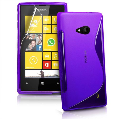 Coque/Housse Nokia Lumia 535 - Tpu Sline Design Semi Rigide - Violet