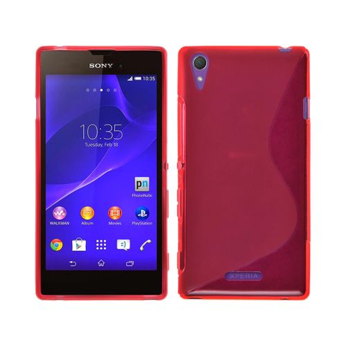 Coque/Housse Sony Xperia T3 - Tpu Sline Design Semi Rigide - Rouge