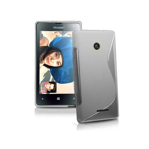 Coque/Housse Nokia Lumia 435 - Étui Tpu Sline Design Semi Rigide - Transparent