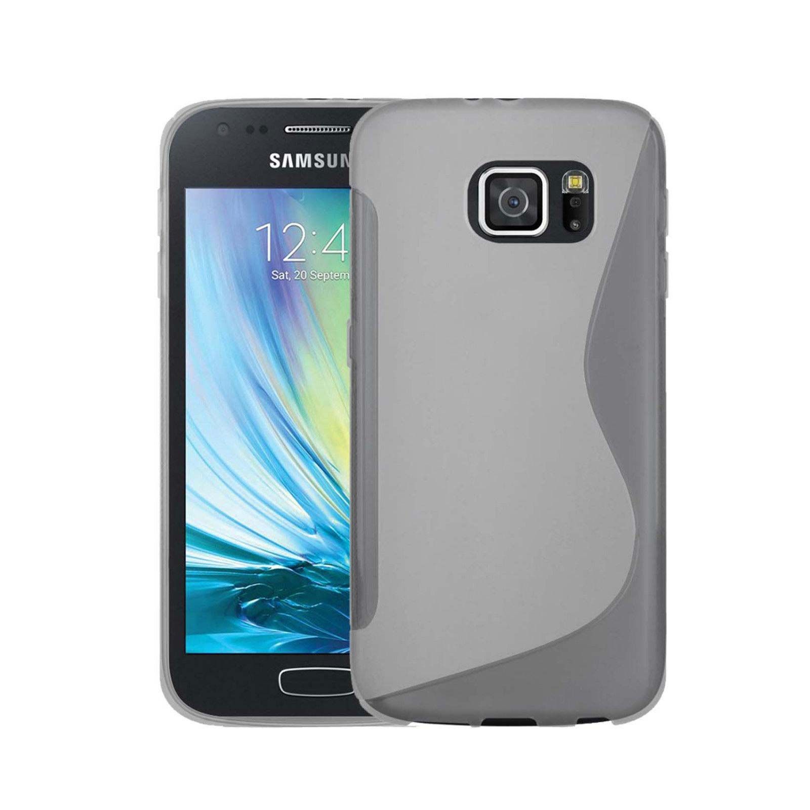 Coque/Housse Samsung Galaxy S6 - Tpu Sline Design Semi Rigide - Transparent