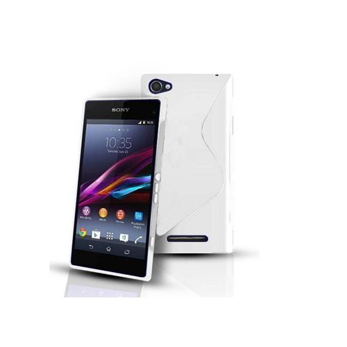 Coque/Housse Sony Xperia E3 - Tpu Sline Design Semi Rigide - Blanc